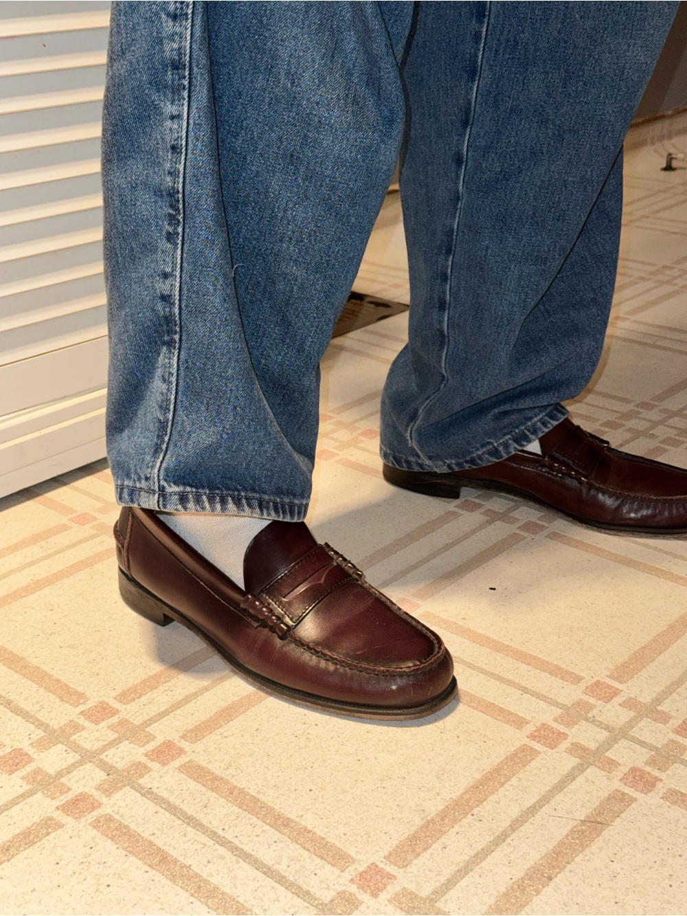 Florsheim Burgundy Penny Loafers 9.5 - Picture 16 of 16